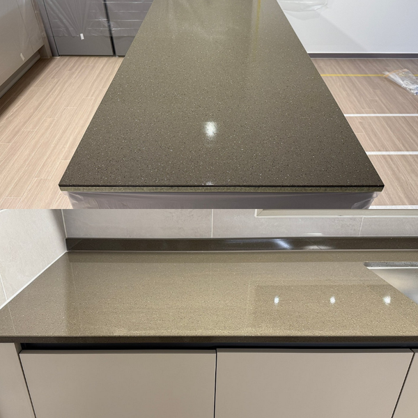 [DIY Guide] How I Coated My Artificial Marble Island (Review)