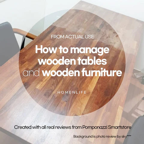 INSTAGRAM REAL POSTS: How to care wooden items with Living Coat